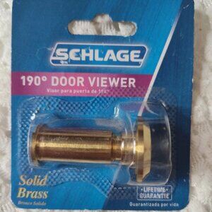 Schlage Solid Brass One Way door viewer Security Hardware Peep hole